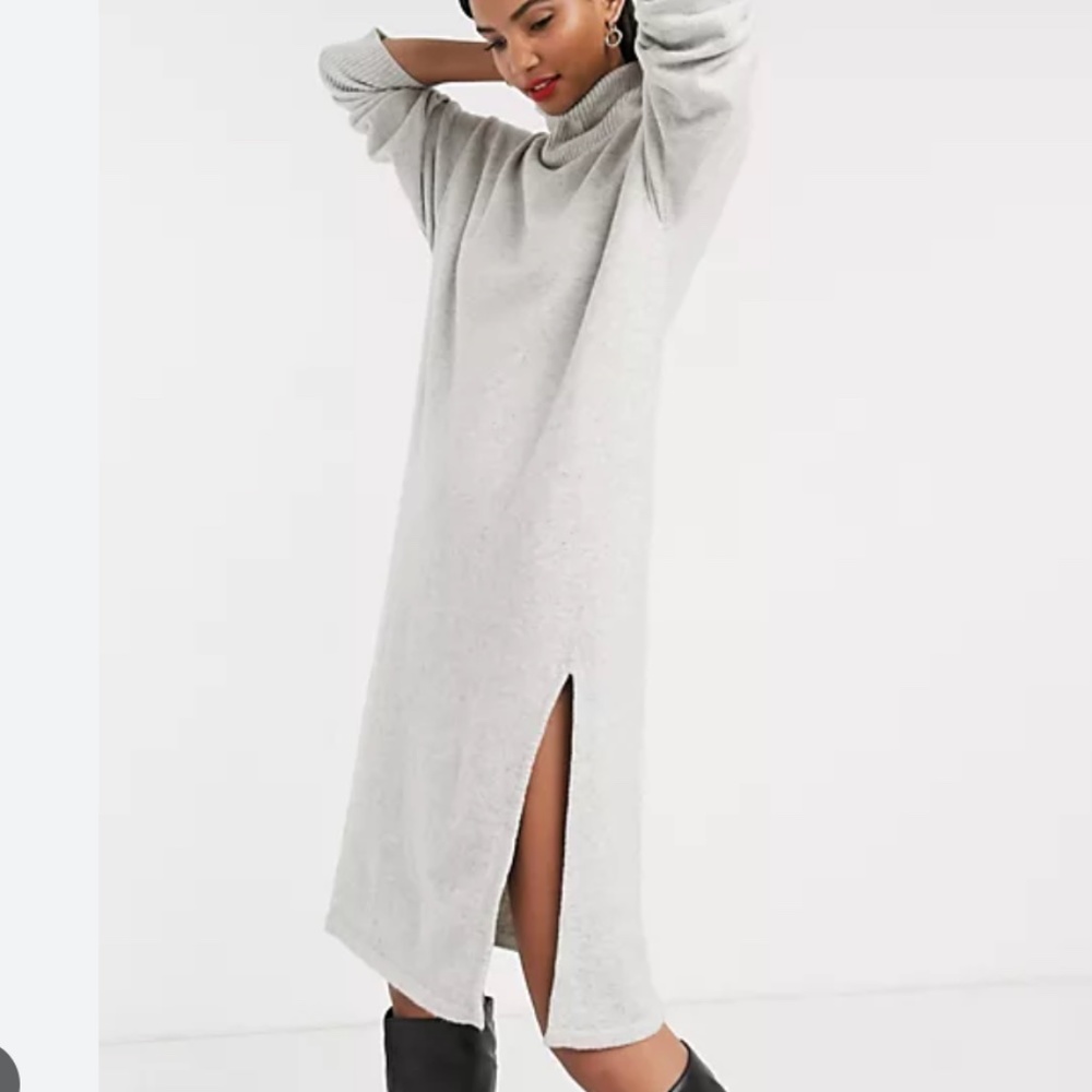& Other Stories Rollneck Sweater Dress